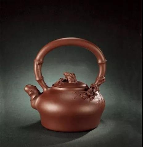 10種最美花器提梁壺，精美別致雕花紫砂壺!