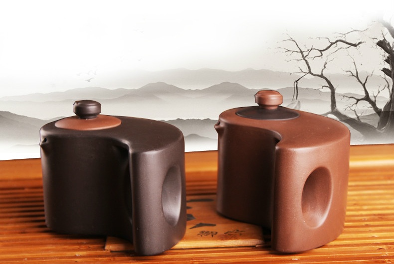 太極陰陽(yáng)紫砂壺，創(chuàng)意格紫砂壺
