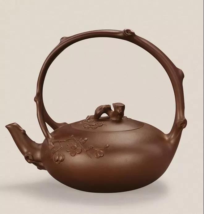 10種最美花器提梁壺，精美別致雕花紫砂壺!