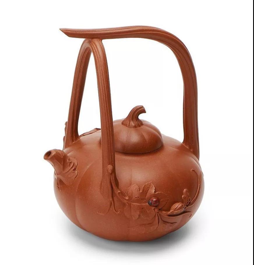 10種最美花器提梁壺，精美別致雕花紫砂壺!