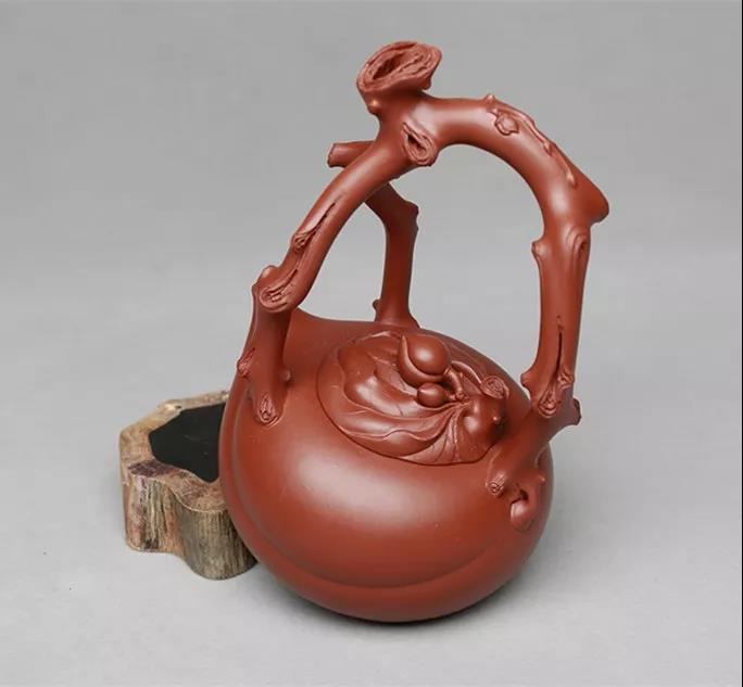 10種最美花器提梁壺，精美別致雕花紫砂壺!