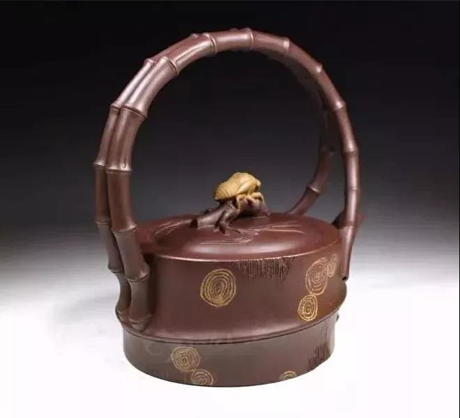 10種最美花器提梁壺，精美別致雕花紫砂壺!