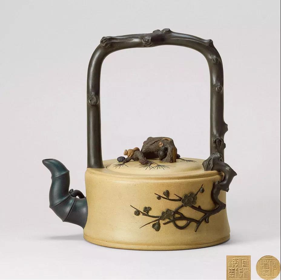 10種最美花器提梁壺，精美別致雕花紫砂壺!