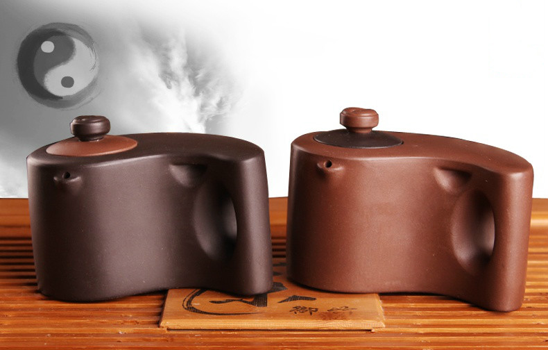 太極陰陽(yáng)紫砂壺，創(chuàng)意格紫砂壺